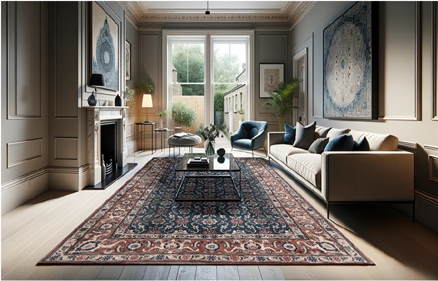 The Timeless Charm of Blue Persian Rugs:Transforming Your Living Space