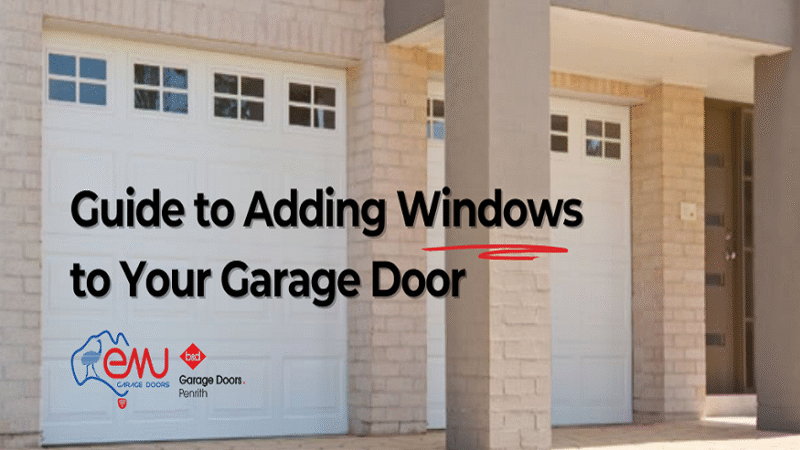 B&D garage door